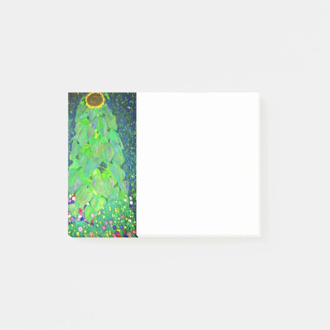 Bloco De Notas Gustav Klimt Sunflower (Frente)