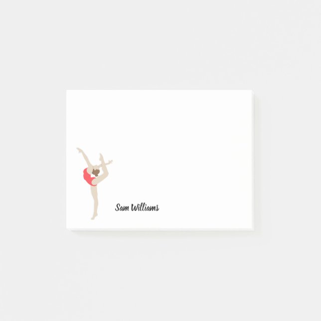 Bloco De Notas Gymnast feminino (Frente)