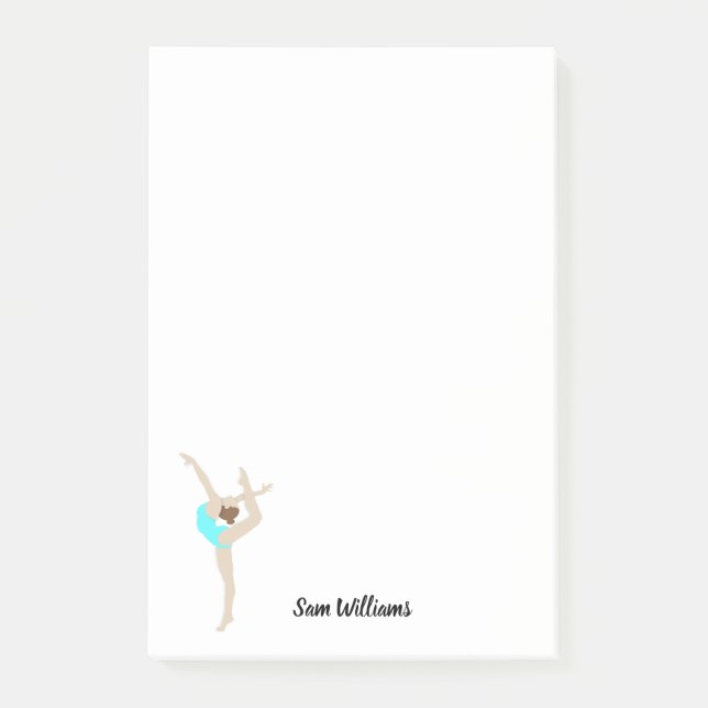 Bloco De Notas Gymnast feminino (Frente)