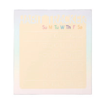 Habit Tracker (Laranja Pastel Rainbow)