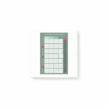Hábit Tracker Planner Notepad Perda Diária