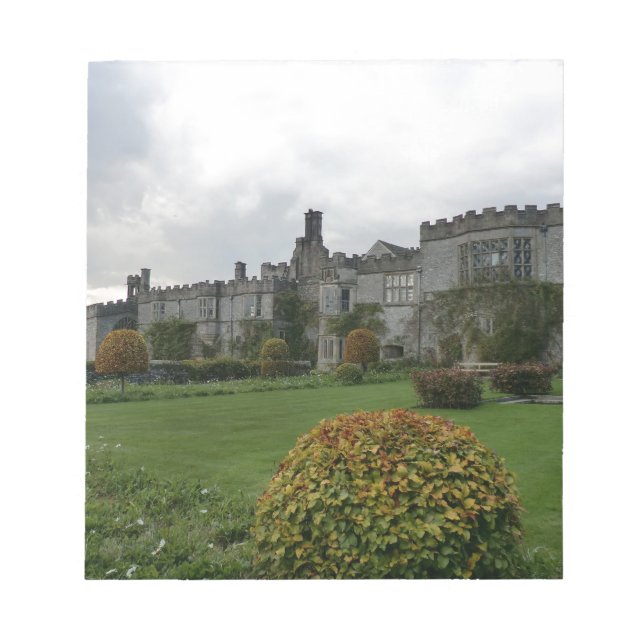 Bloco De Notas Haddon Hall e Jardins (Frente)