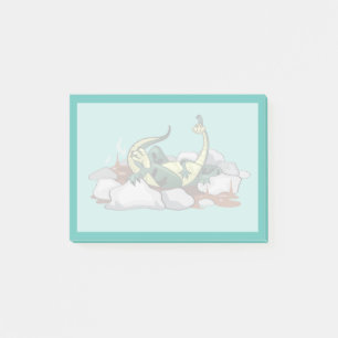 Bloco De Notas Hadrosaurus Relaxando Em Uma Jacuzzi.