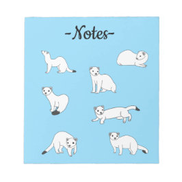 Bloco De Notas Haida Ermines