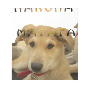 Bloco De Notas "Hakuna Matata Pup" - Amor Sem Preocupação