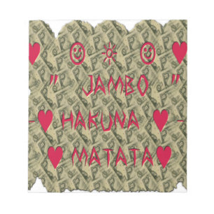 Bloco De Notas Hakuna Matata Talk Money presentes.png