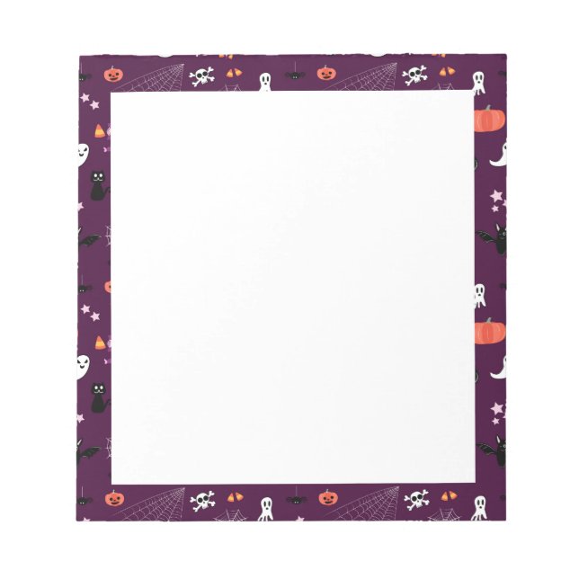 Bloco De Notas Halloween (Frente)