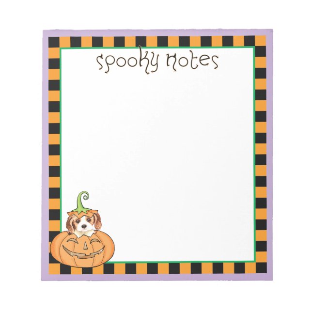Bloco De Notas Halloween Cavalier (Frente)