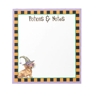Bloco De Notas Halloween Dachshund