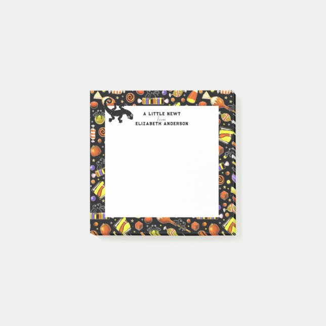 Bloco De Notas Halloween Engraçado (Frente)