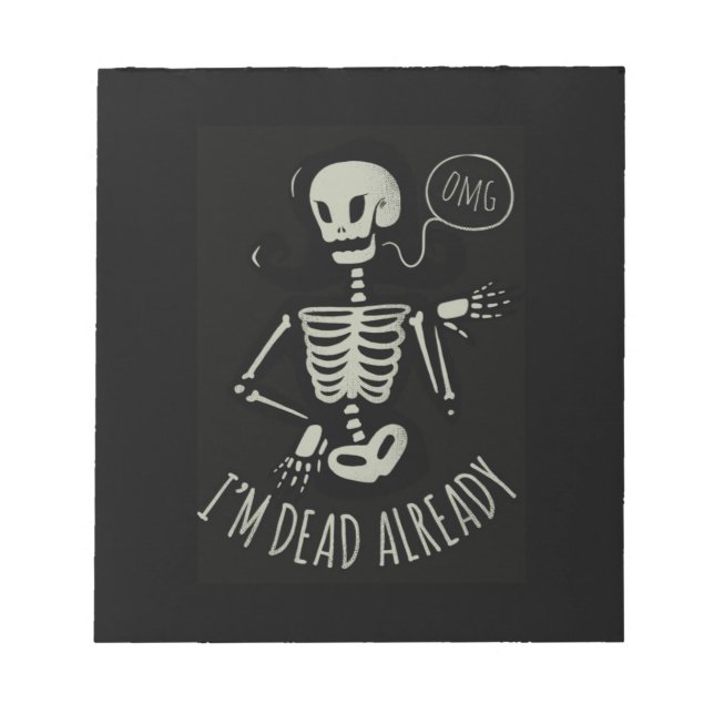 Bloco De Notas Halloween Eu Já Estou (Frente)