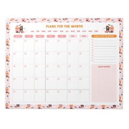 Bloco De Notas Halloween Hauneen House Mensal To Do List Planner
