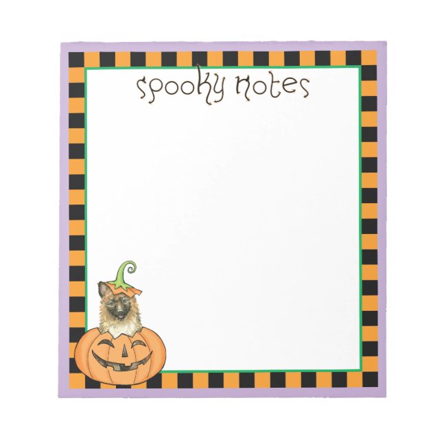 Bloco De Notas Halloween Laekenois (Frente)