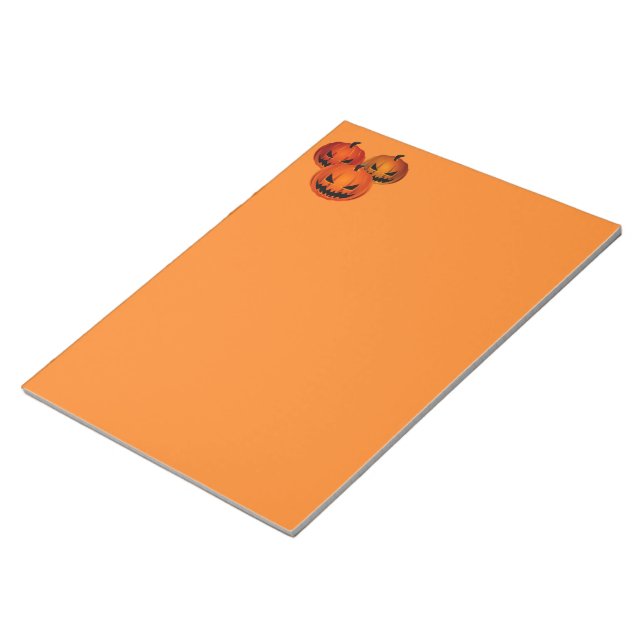 Bloco De Notas Halloween Notepad-Scary Pumpkins (Inclinado)