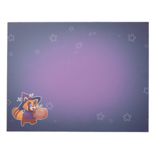 Bloco De Notas Halloween Space Panda