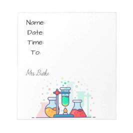 Bloco De Notas Hallpass de Química