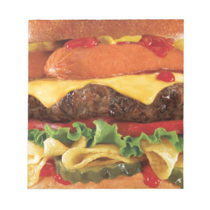 Bloco De Notas hambúrguer