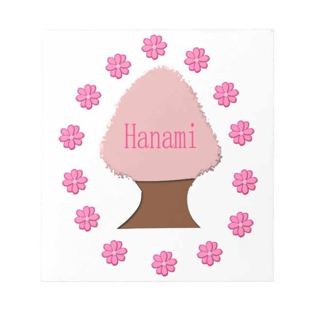 Bloco De Notas Hanami - Árvore de Cereja Japonesa (Frente)