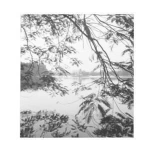 Bloco De Notas Hanoi Vietnã, Vista do Lago Hoan Kiem