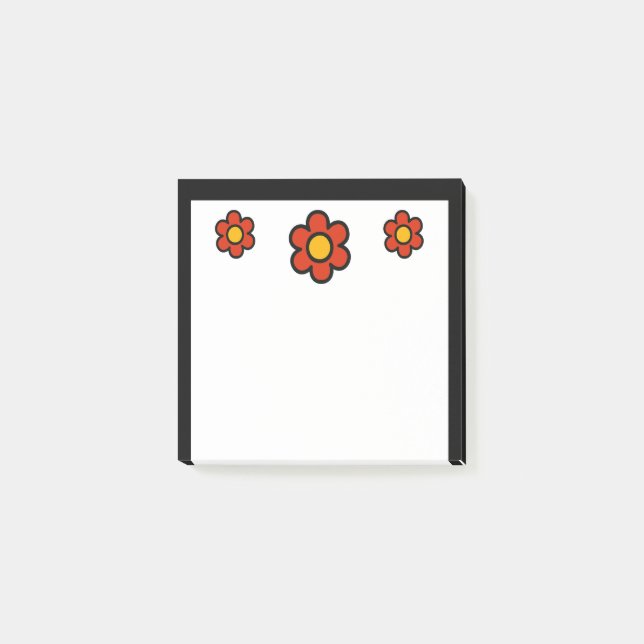 Bloco De Notas Happy Flower (Frente)