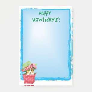 Bloco De Notas Happy Howlidays Sheltie