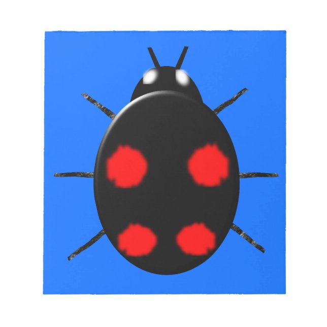 Bloco De Notas Harlequin Ladybird Notepad (Frente)