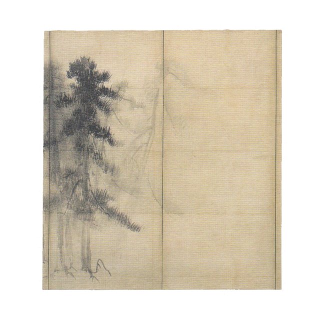 Bloco De Notas Hasegawa Tōhaku Pine Trees (Frente)