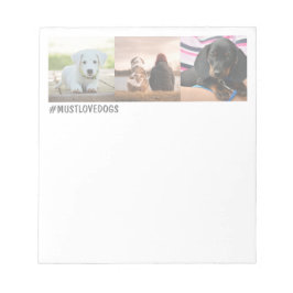 Bloco De Notas Hashtag de Foto de Pet de Instagram Moderno Person