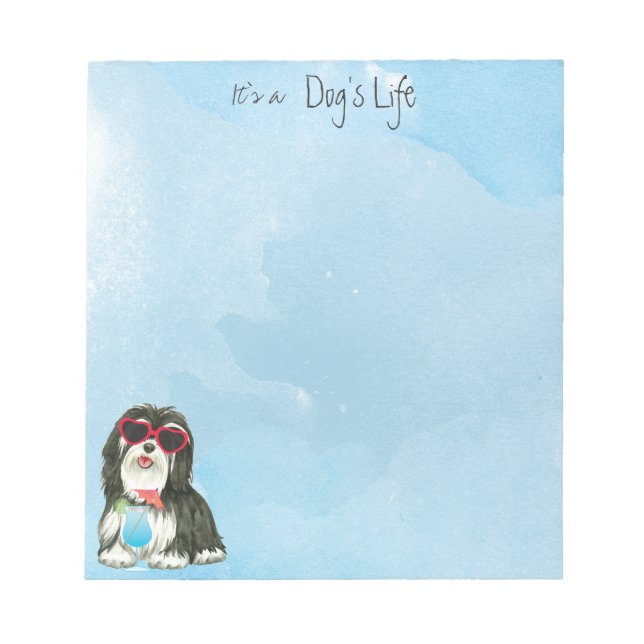 Bloco De Notas Havanês de Verão (Frente)