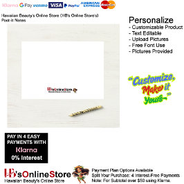 Bloco De Notas Hawaiian Beauty's Online Store (HB's Online Store)