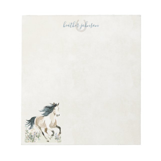 Bloco De Notas Hearthlight Notes Meadow & Mane Notes (Frente)