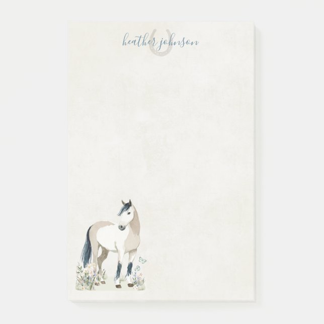 Bloco De Notas Hearthlight Notes Meadow & Mane Post-it Notes (Frente)