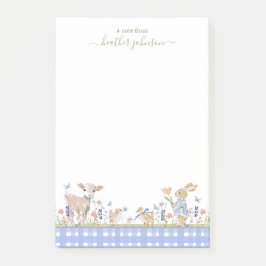 Bloco De Notas Hearthlight Notes Primavera Gingham de Prado Suave