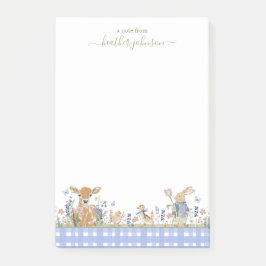 Bloco De Notas Hearthlight Notes Primavera Gingham de Prado Suave