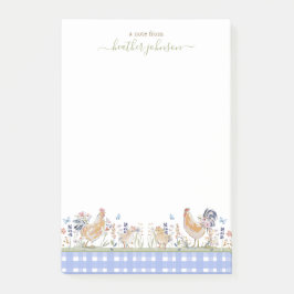 Bloco De Notas Hearthlight Notes Spring Soft Meadow Gingham