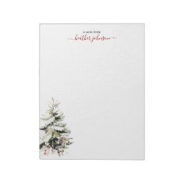 Bloco De Notas Hearthlight Notes Winter Cozy Dog Personalized