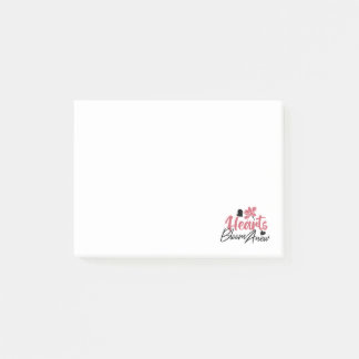Bloco De Notas Hearts Bloom Anew - citação Floral Inspiracional