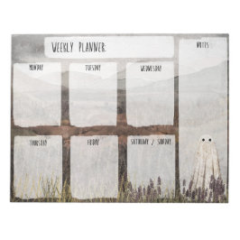 Bloco De Notas Heather Ghost Weekly Planner