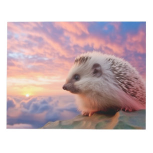 Bloco De Notas Hedgehog Animal Nature Maiestosa Selvagem