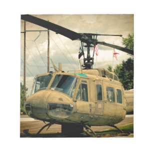 Bloco De Notas Helicóptero das forças armadas da era Uh-1 Huey