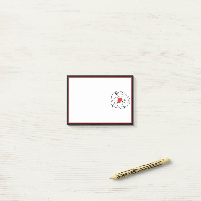 Bloco De Notas HELLO KOKORO Chow dog (Na mesa)