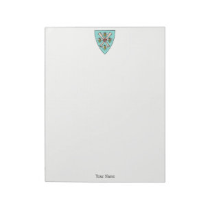 Bloco De Notas Heraldic Vintage 4 Abelhas rolam em blindagem TB