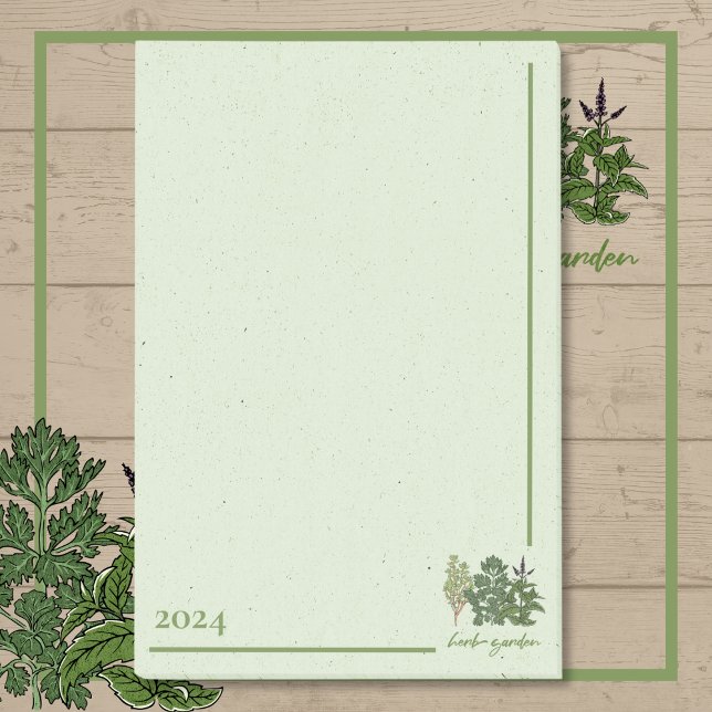 Bloco De Notas Herb Garden (Herb Garden Post-it Notes)