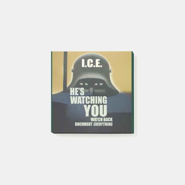 Bloco De Notas He's Watching You 2026 (Frente)