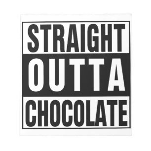 Bloco De Notas Hetero fora de chocolate