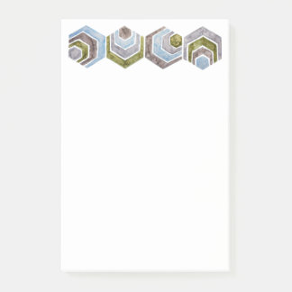 Bloco De Notas Hexágono Graduado