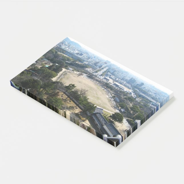 Bloco De Notas Himeji, Japão (View from atop castle) (Inclinado)