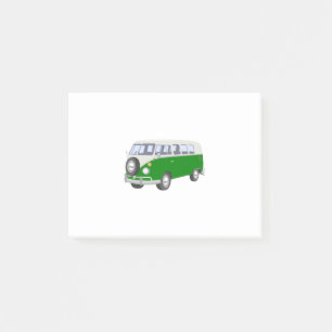 Bloco De Notas Hippy Van Green