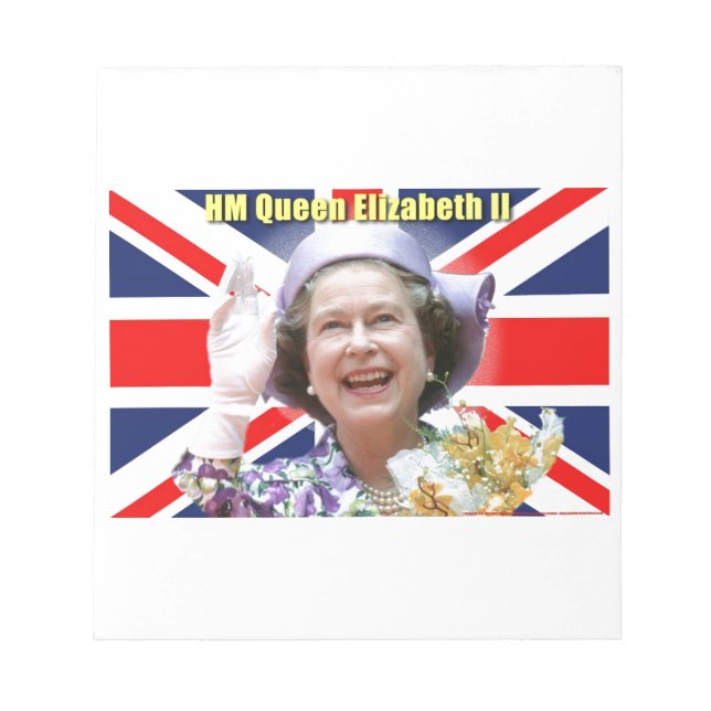 Bloco De Notas HM Queen Elizabeth II (Frente)