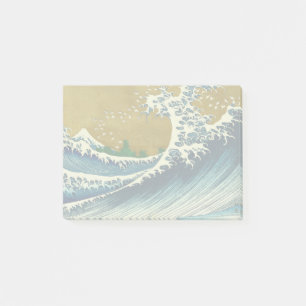 Bloco De Notas Hokusai Big Wave Japão Art